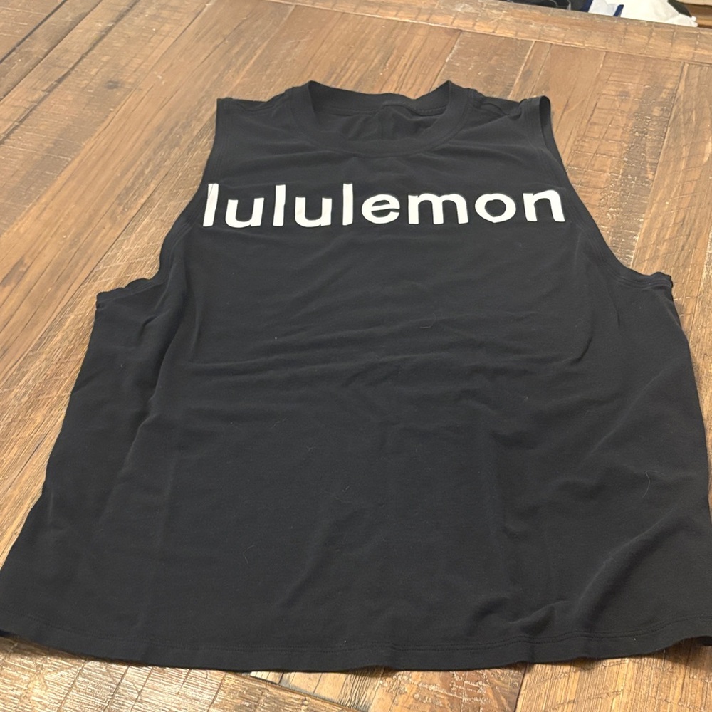 lululemon athletica Black Muscle Tee